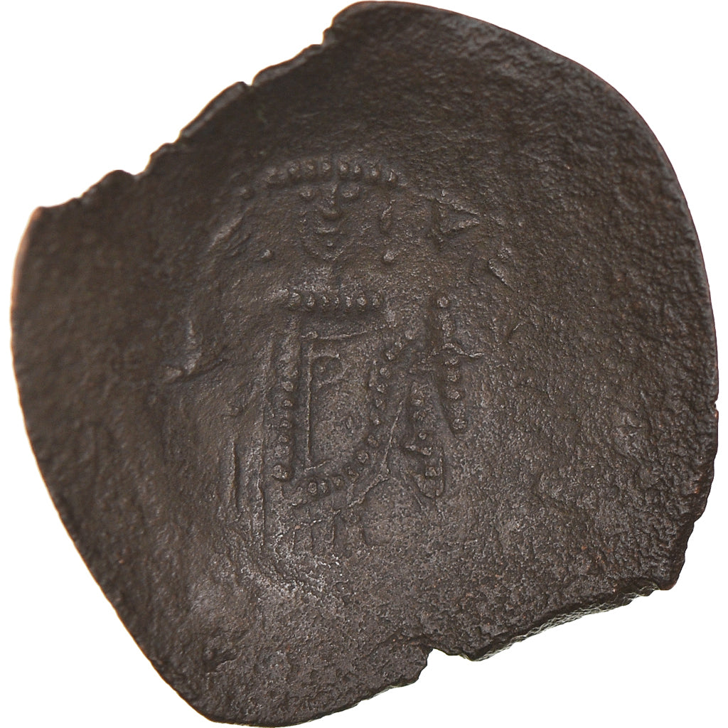Coin, Isaac II Angelus, Aspron trachy, 1185-1195, Constantinople, VF(30-35)