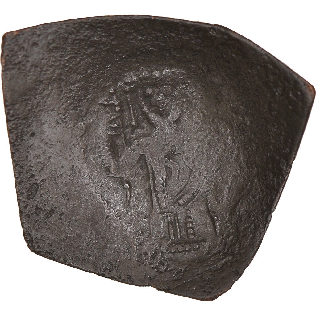 Coin, Isaac II Angelus, Aspron trachy, 1185-1195, Constantinople, F(12-15)