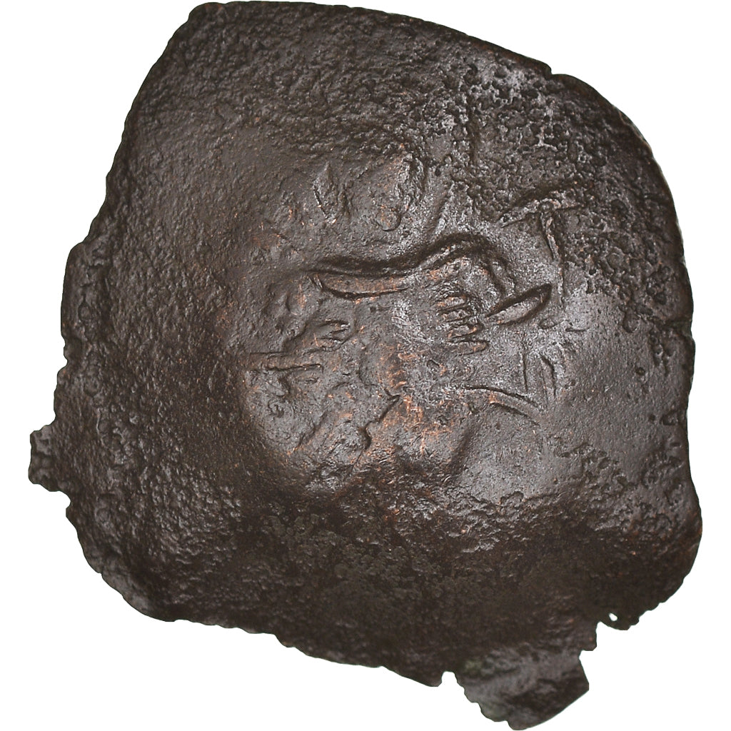 Moneta, Isaac II Angelus, Aspron trachy, 1185-1195, Constantinople, MB