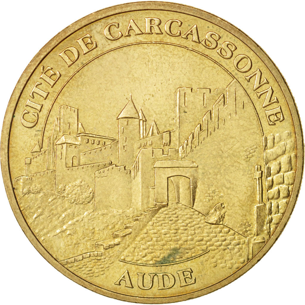 France, Touristic token, 11/ Cité de Carcassonne - Aude, 2004, Monnaie de Paris