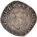 Coin, France, Charles VI, Blanc Guénar, Troyes, VF(30-35), Billon
