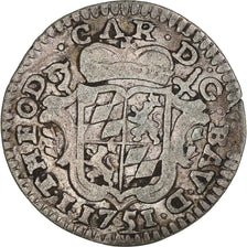 Moeda, LIÈGE, John Theodore, Plaquette, 1751, Liege, VF(30-35), Prata, KM:152