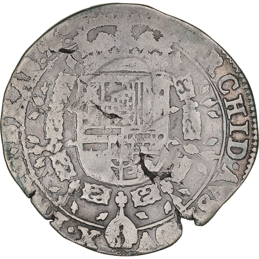 Coin, Belgium, Philip IV, 1/4 Patagon, 1626, Brussels, VF(20-25), Silver