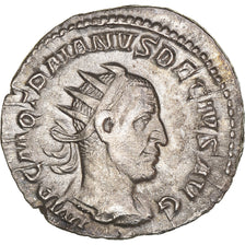 Coin, Trajan Decius, Antoninianus, 250, Roma, EF(40-45), Billon, RIC:12b