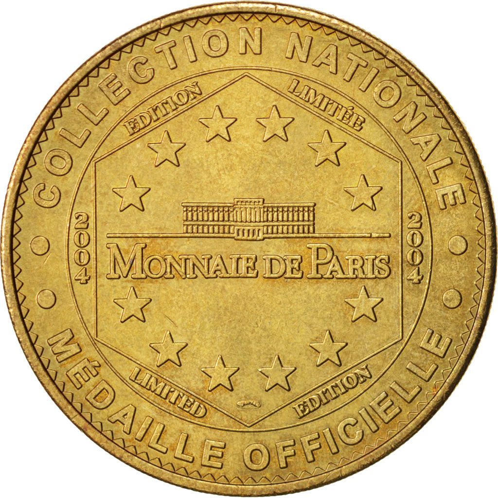 Francja, Token, Żeton turystyczny, 75/ Logo Euro, Sztuka i Kultura, 2004