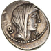 Moneda, Mussidia, Denarius, 42 BC, Rome, BC+, Plata, Crawford:494/42b