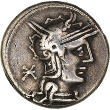 Moneta, Marcia, Denarius, 129 BC, Rome, EF(40-45), Srebro, Crawford:259/1
