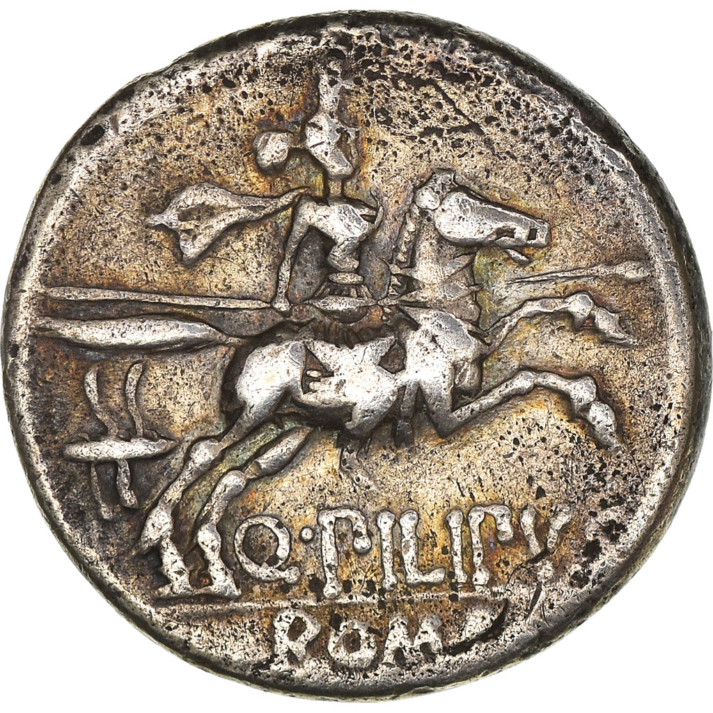 Coin, Marcia, Denarius, 129 BC, Rome, EF(40-45), Silver, Crawford:259/1