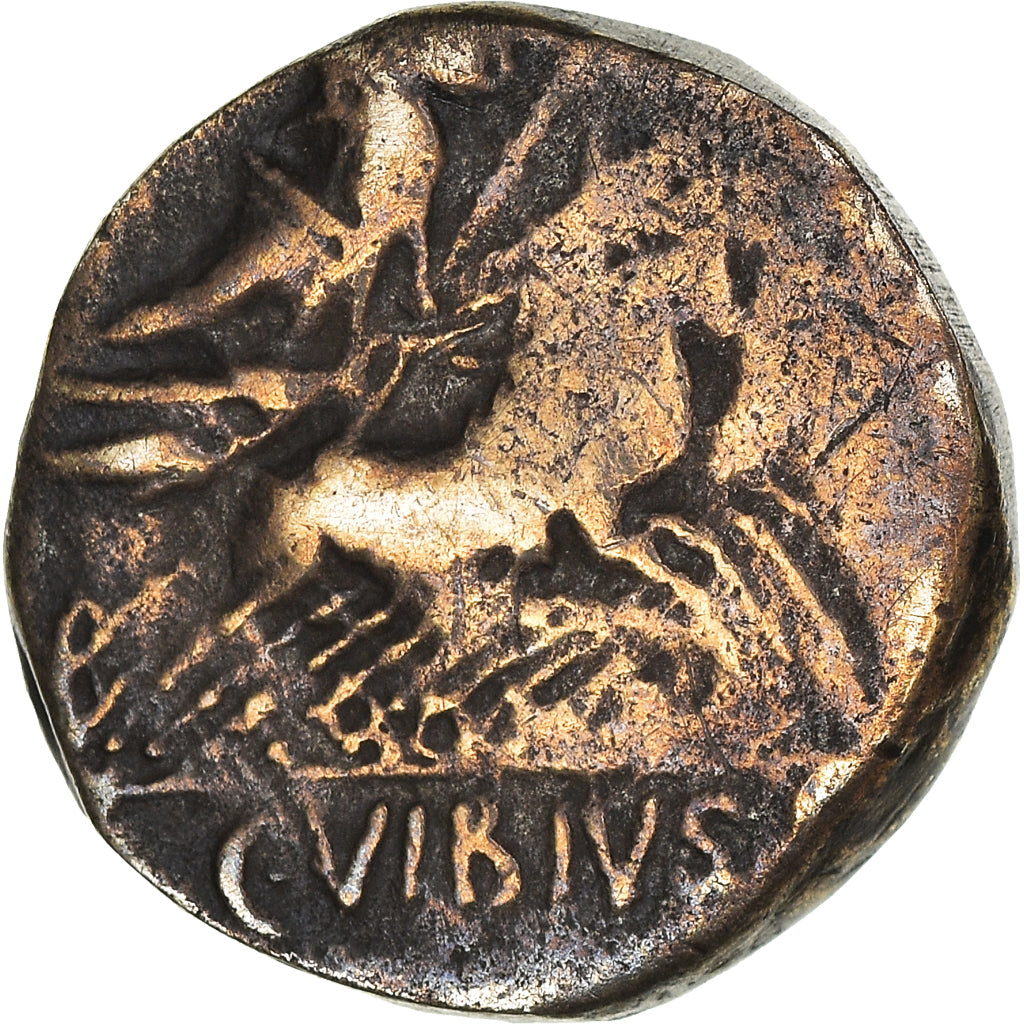 Coin, Vibia, Denarius, 90 BC, Rome, VF(20-25), Silver, Crawford:342/5