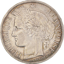 Moneta, Francia, Cérès, 5 Francs, 1870, Paris, BB, Argento, KM:819