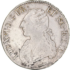 Moeda, França, Louis XVI, Écu de Béarn aux branches d'olivier, Ecu, 1786