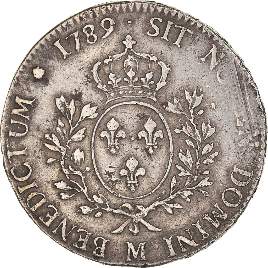 Coin, France, Louis XVI, Écu aux branches d'olivier, Ecu, 1789, Toulouse