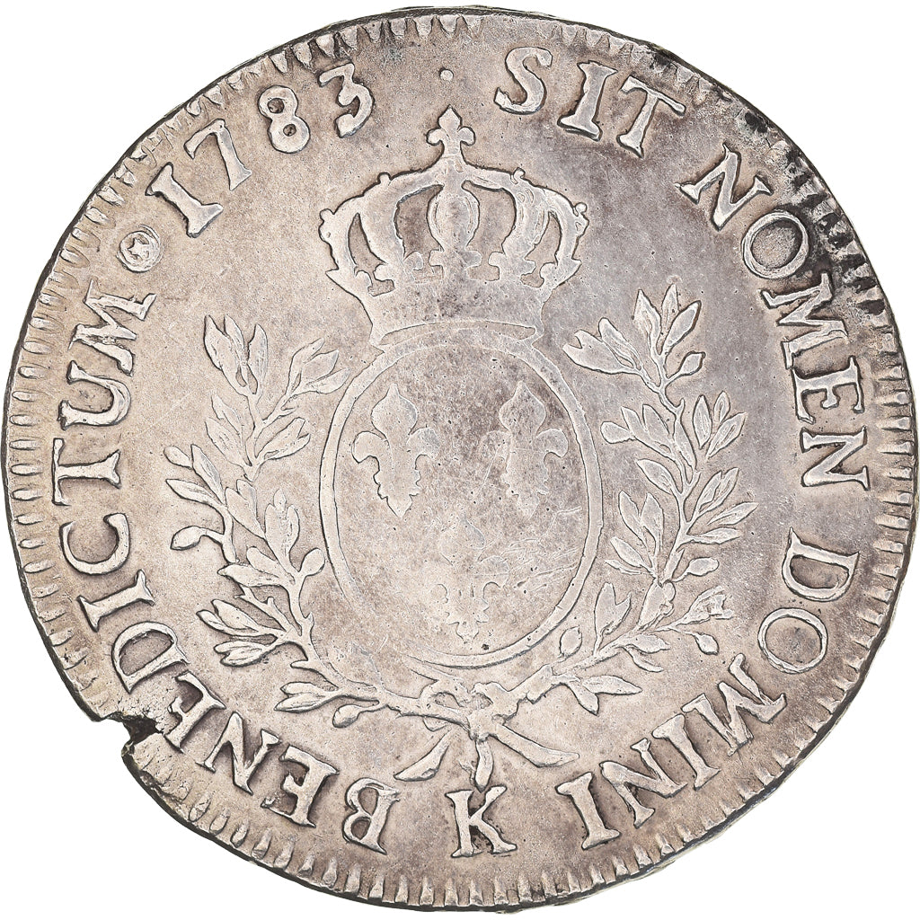 Moneta, Francja, Louis XVI, Écu aux branches d'olivier, Ecu, 1783, Bordeaux