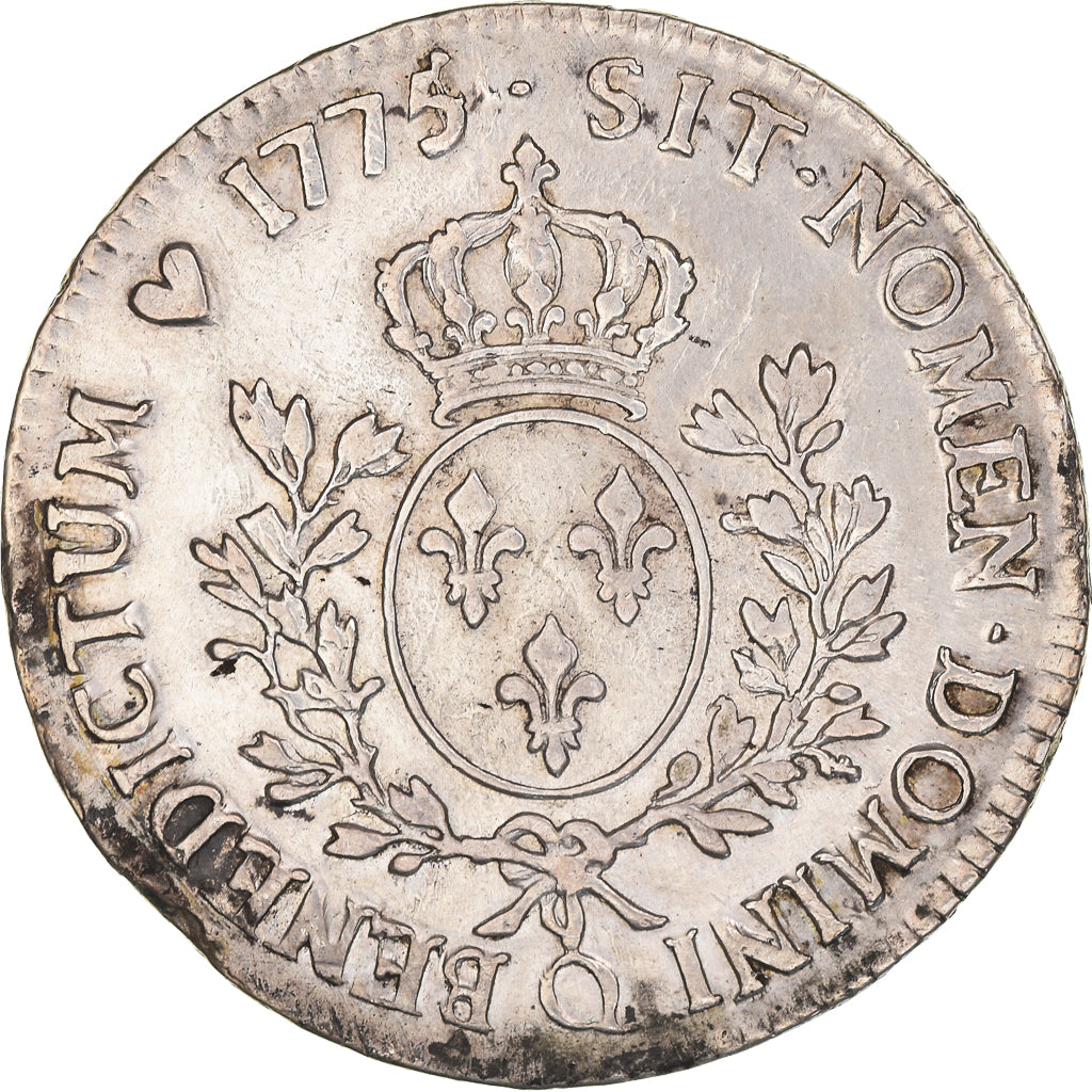 Coin, France, Louis XVI, Écu aux branches d'olivier, Ecu, 1775, Perpignan