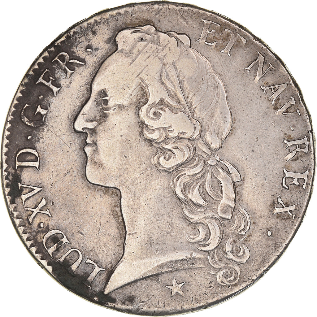Monnaie, France, Louis XV, Écu au bandeau, Ecu, 1742, La Rochelle, TTB, Argent