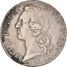 Monnaie, France, Louis XV, Écu au bandeau, Ecu, 1742, La Rochelle, TTB, Argent