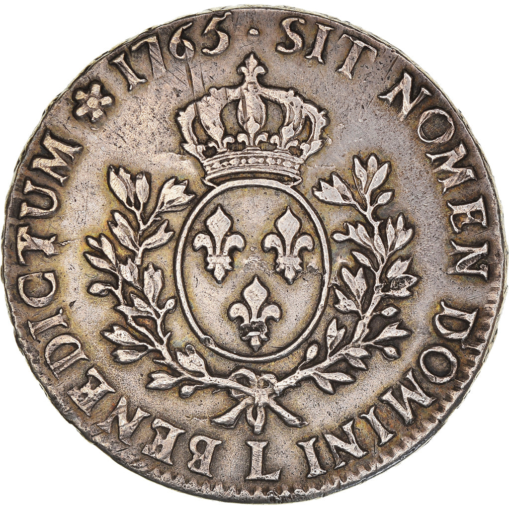 Coin, France, Louis XV, Écu au bandeau, Ecu, 1765, Bayonne, AU(50-53), Silver
