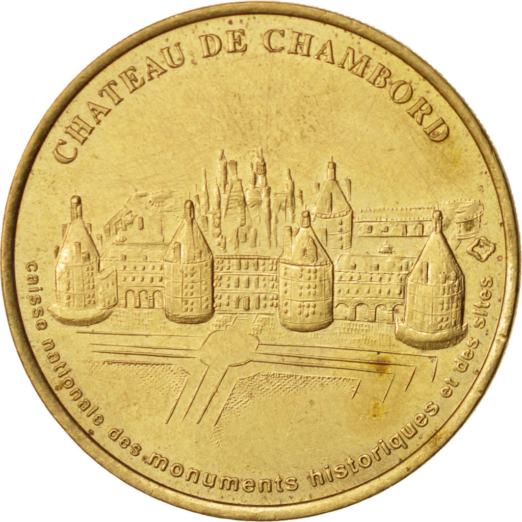 France, Touristic token, 41/ Château de Chambord, 2000, Monnaie de Paris