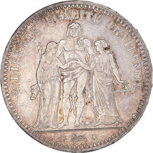 Coin, France, Hercule, 5 Francs, 1873, Paris, AU(50-53), Silver, KM:820.1