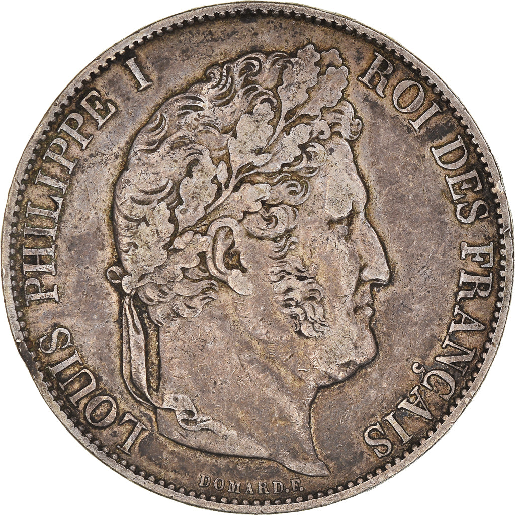 Coin, France, Louis-Philippe, 5 Francs, 1848, Paris, EF(40-45), Silver