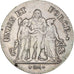 Monnaie, France, Union et Force, 5 Francs, AN 9, Bayonne, TTB, Argent