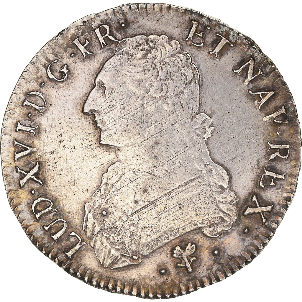 Moneta, Francia, Louis XVI, Ecu aux branches d'olivier, 1789, Bayonne, BB