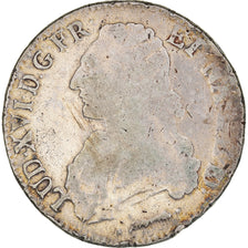 Moeda, França, Louis XVI, Écu de Béarn aux branches d'olivier, Ecu, 1778