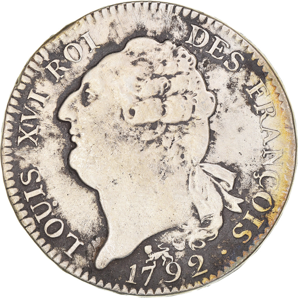 Moneta, Francja, Louis XVI, Écu de 6 livres françois, ECU, 6 Livres, 1792