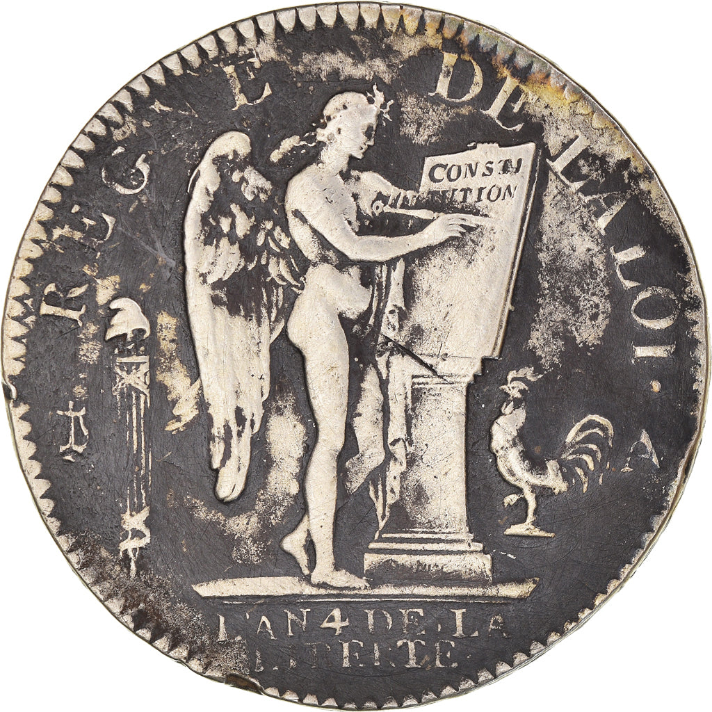 Moneta, Francja, Louis XVI, Écu de 6 livres françois, ECU, 6 Livres, 1792