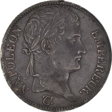 Coin, France, Napoléon I, 5 Francs, 1814, Paris, AU(50-53), Silver, KM:694.1