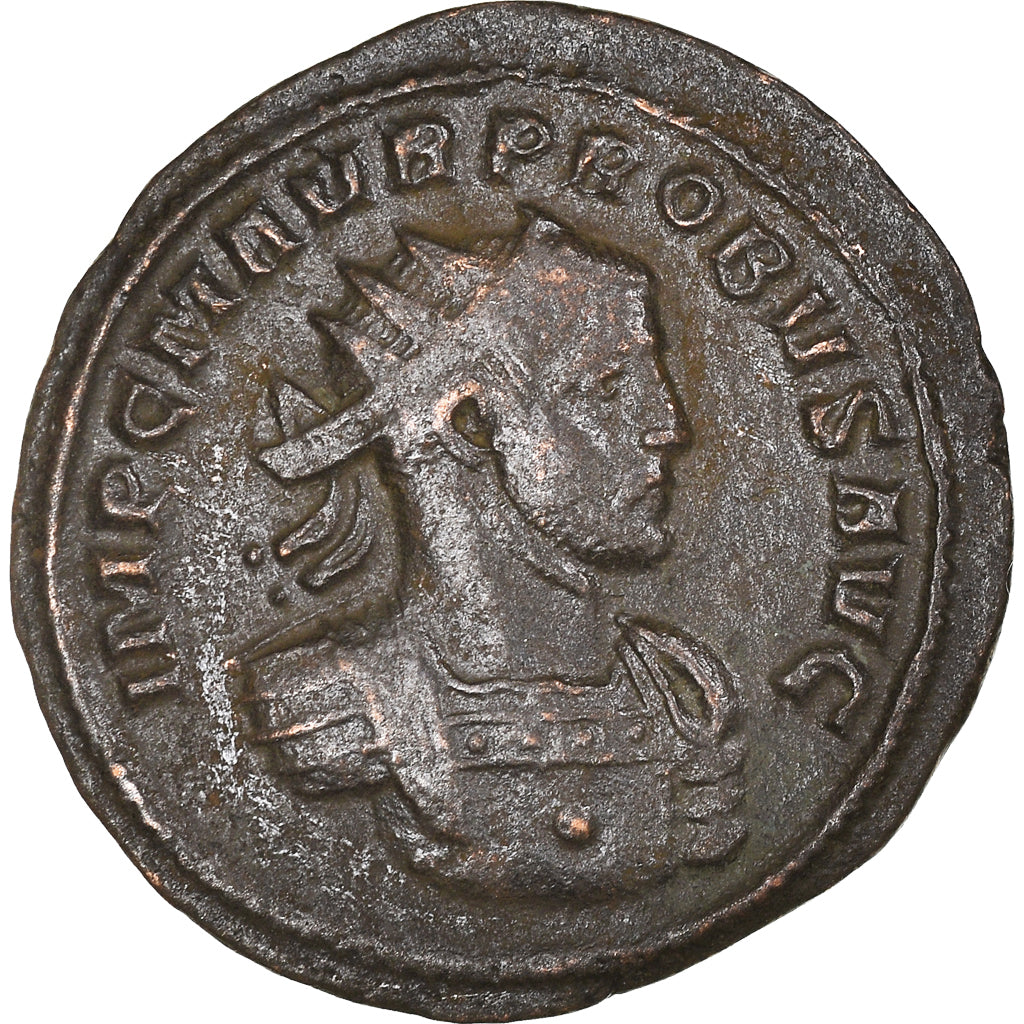 Coin, Probus, Antoninianus, 280, Siscia, AU(50-53), Billon, RIC:671