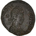 Moneta, Honorius, Nummus, 408-423, Thessalonica, BB+, Bronzo, RIC:395