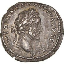 Coin, Antoninus Pius, Denarius, 159, Rome, AU(50-53), Silver, RIC:294b