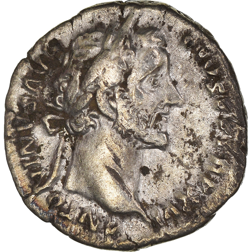 Moeda, Antoninus Pius, Denarius, 152-153, Rome, AU(50-53), Prata, RIC:221