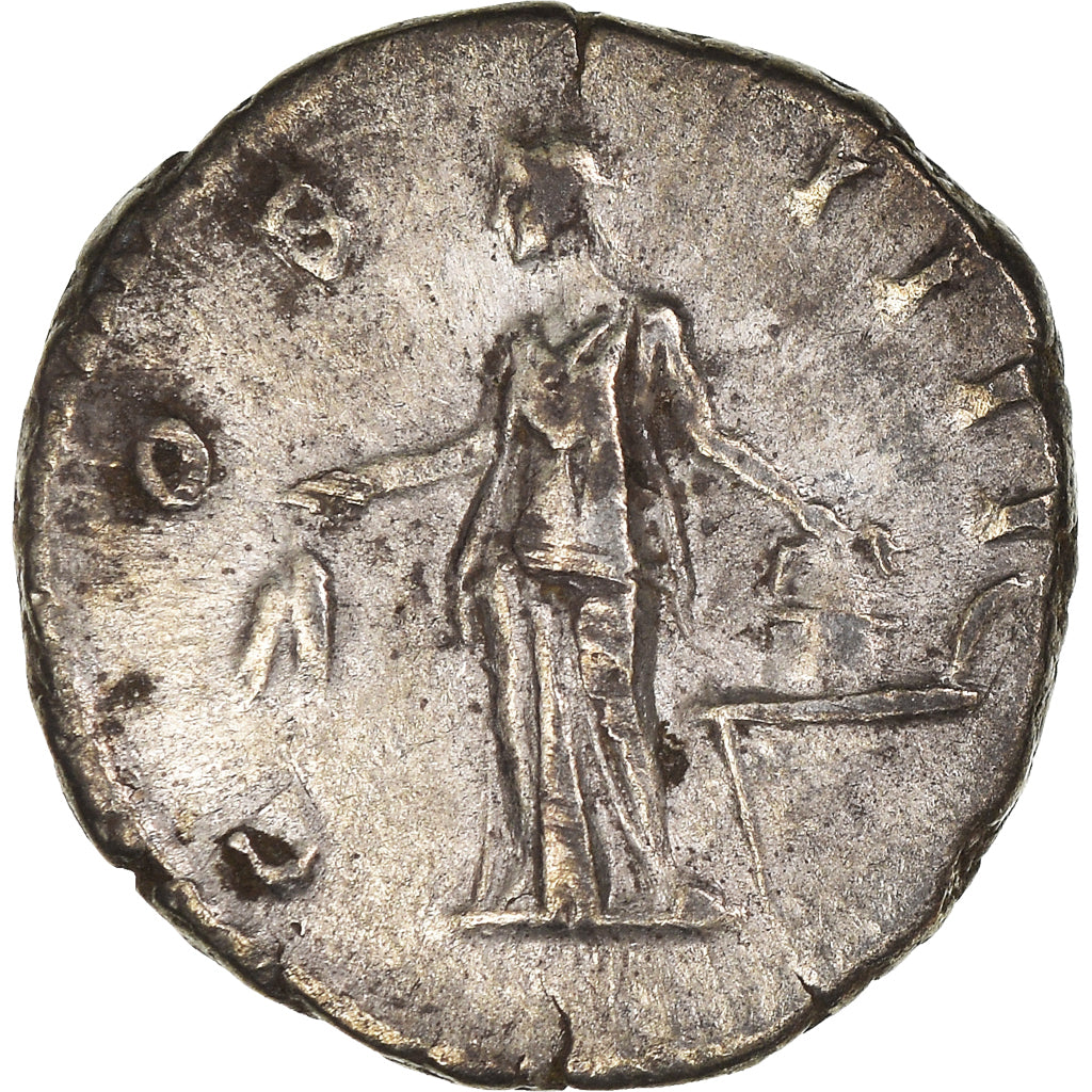Moeda, Antoninus Pius, Denarius, 152-153, Rome, AU(50-53), Prata, RIC:221