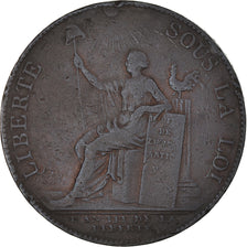 Coin, France, Monneron à la Liberté, 2 Sols, 1791, Birmingham, VF(30-35)