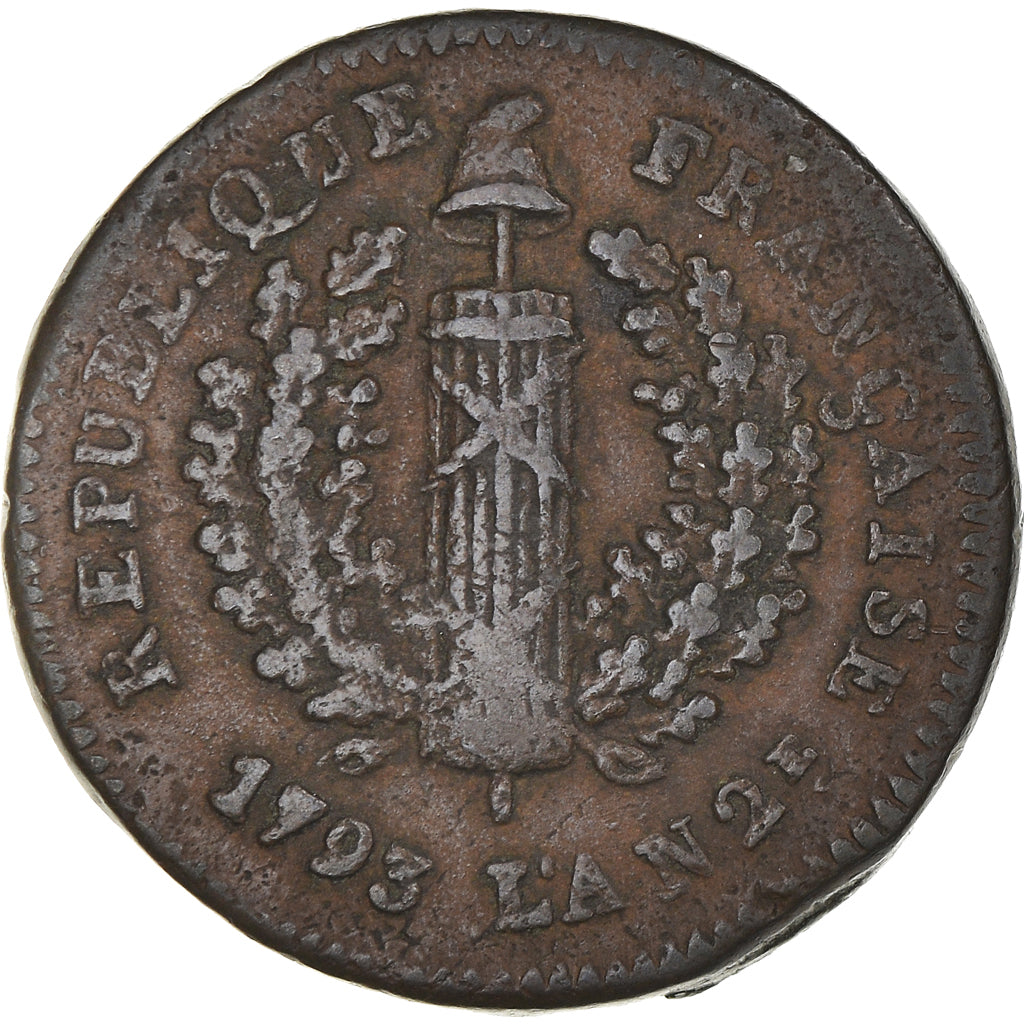 Coin, German States, MAINZ, Friedrich Karl Josef, 2 Sols, 1793, Mayence