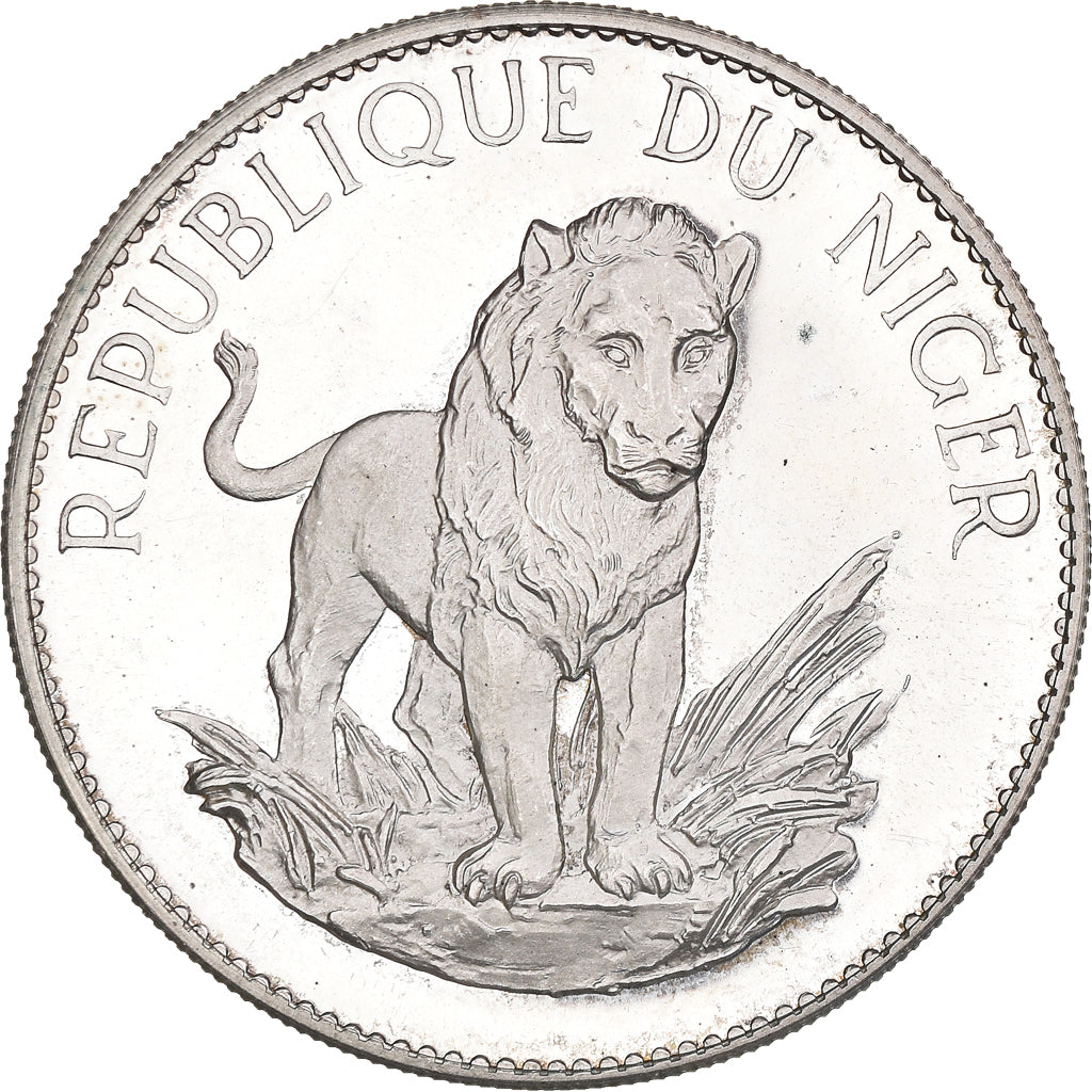 Moneda, Níger, 10 Francs, 1968, Proof, SC, Plata, KM:8.1