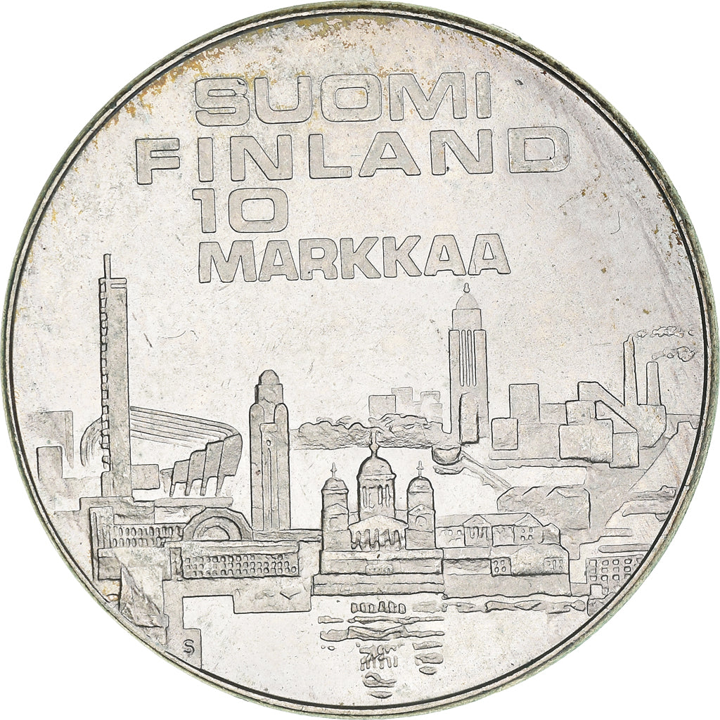 Coin, Finland, 10 Markkaa, 1971, MS(60-62), Silver, KM:52