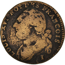 Coin, France, Louis XVI, 12 deniers françois, 12 Deniers, 1792, Limoges