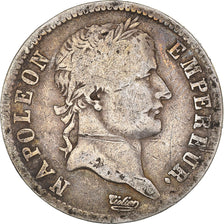 Moneda, Francia, Napoléon I, Franc, 1808, Paris, BC+, Plata, KM:682.1