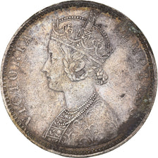 Coin, INDIA-BRITISH, Victoria, Rupee, 1892, Calcutta, EF(40-45), Silver, KM:492