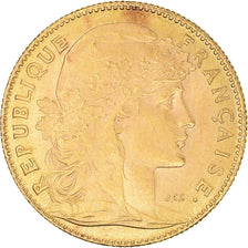Coin, France, Marianne, 10 Francs, 1914, Paris, AU(55-58), Gold, KM:846