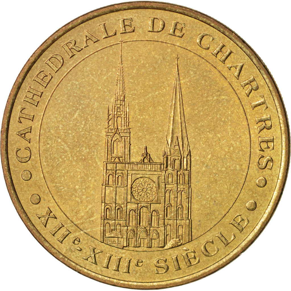 Frankreich, Token, Touristic token, 28/ Cathédrale de Chartres, Arts & Culture
