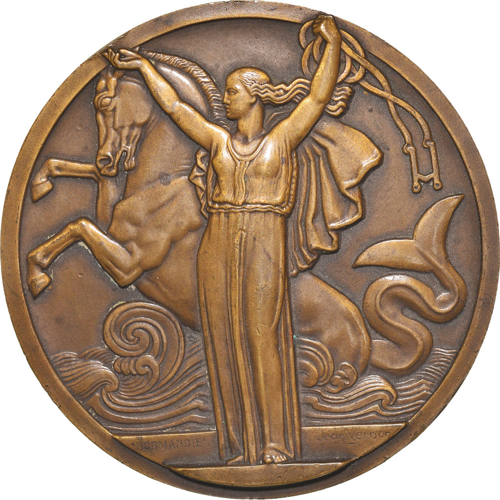 France, Médaille, Normandie en escale à Rio de Janeiro, Shipping, 1939