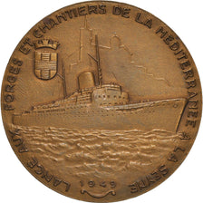 France, Medal, Compagnie Générale Transatlantique, Ville de Marseille