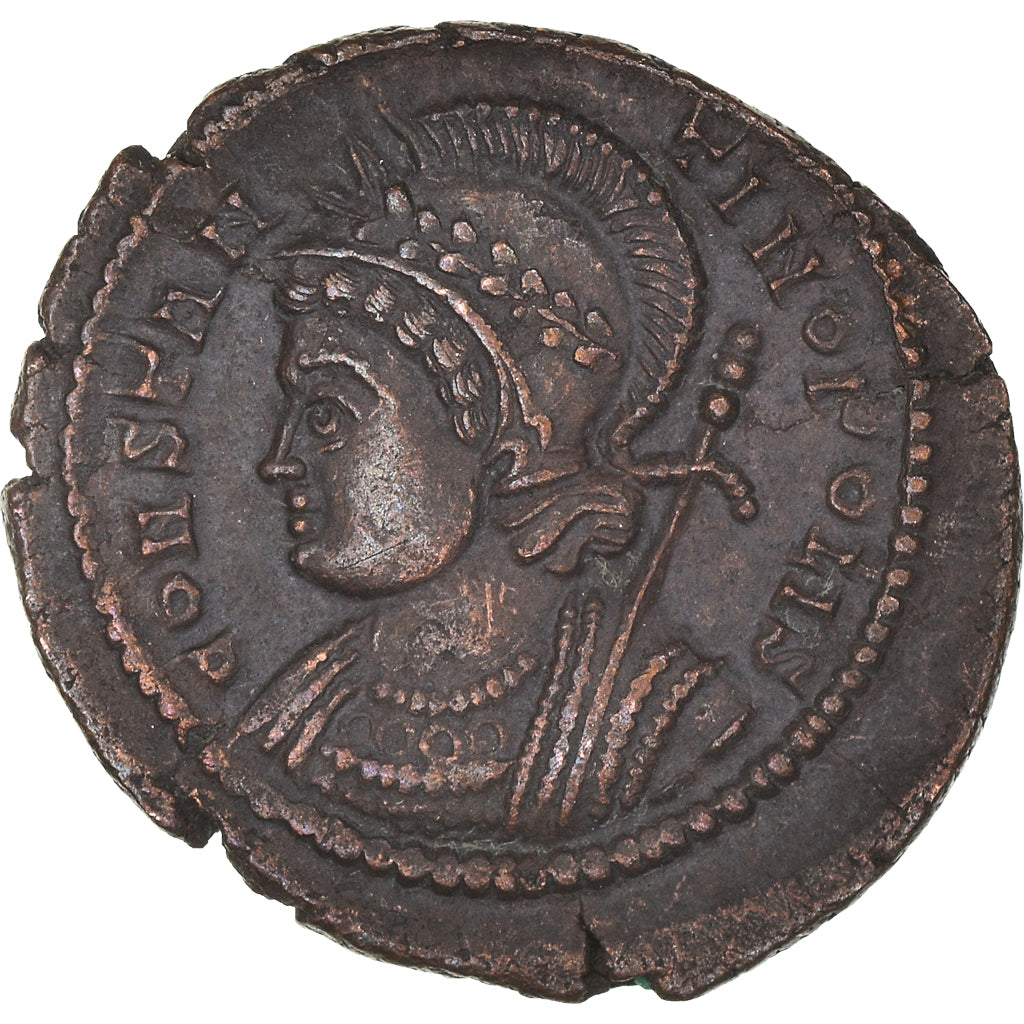 Monnaie, Constantin I, Follis, 332-333, Lyon - Lugdunum, SUP, Cuivre, RIC:266