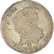 Coin, France, Louis XVI, 30 sols françois, 30 Sols, 1793, Perpignan, VG(8-10)
