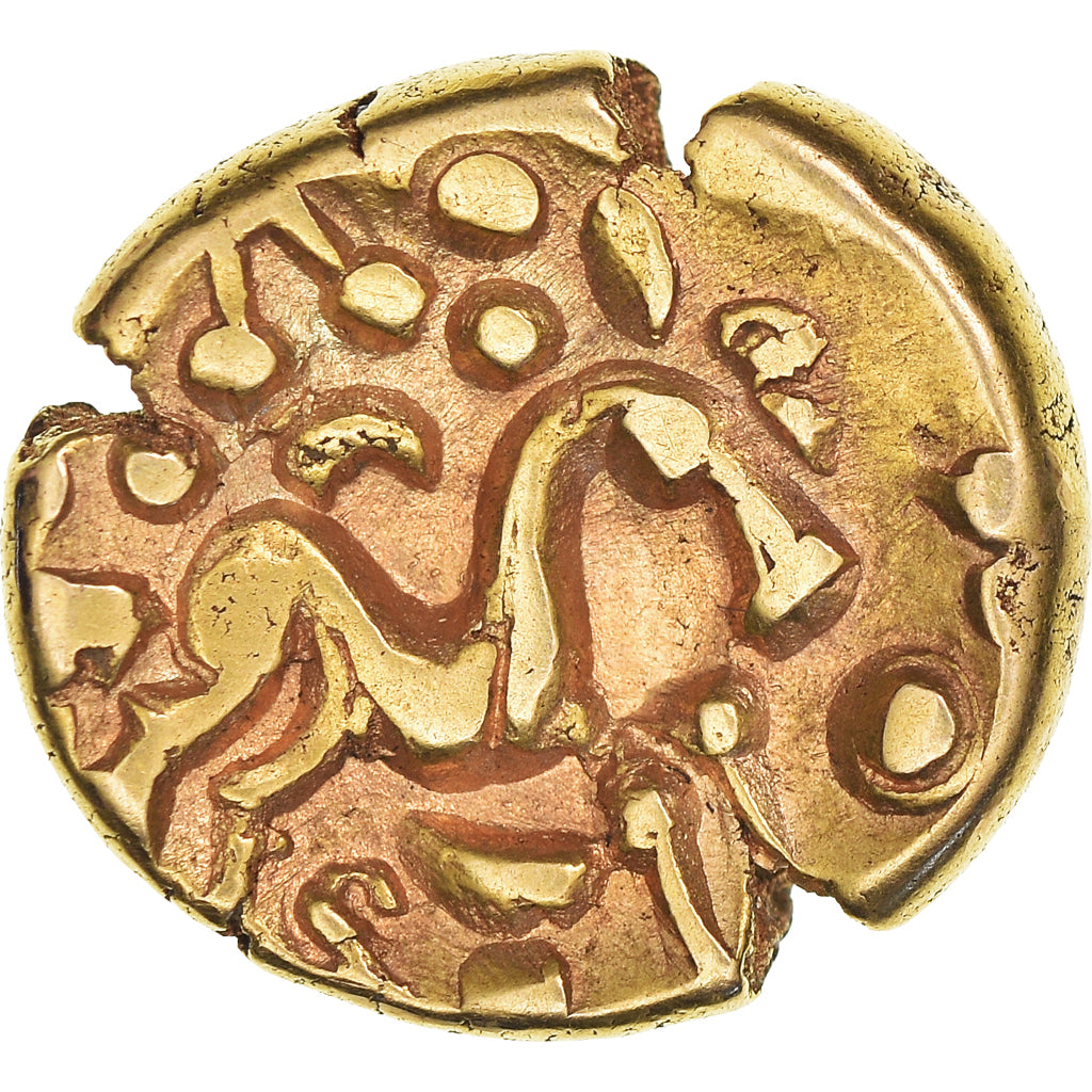 Coin, Ambiani, Stater, 60-50 BC, EF(40-45), Gold, Delestrée:244