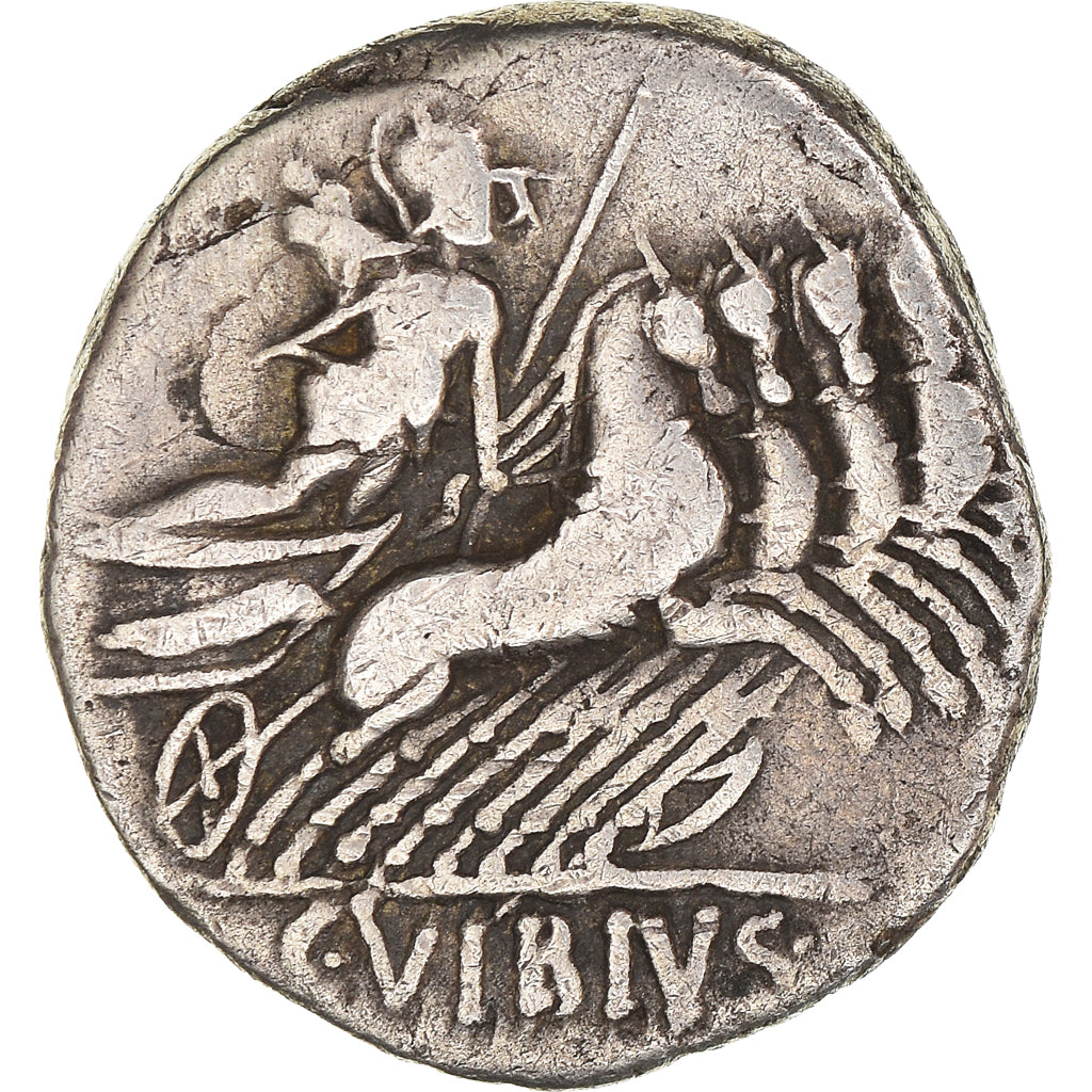 Moneda, Vibia, Denarius, 90 BC, Roma, BC+, Plata, Cohen:2